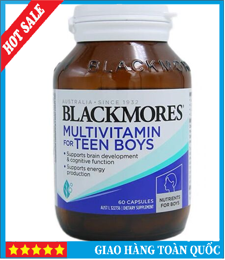 Blackmores Multivitamin for Teen Boy 60 viên Bé trai