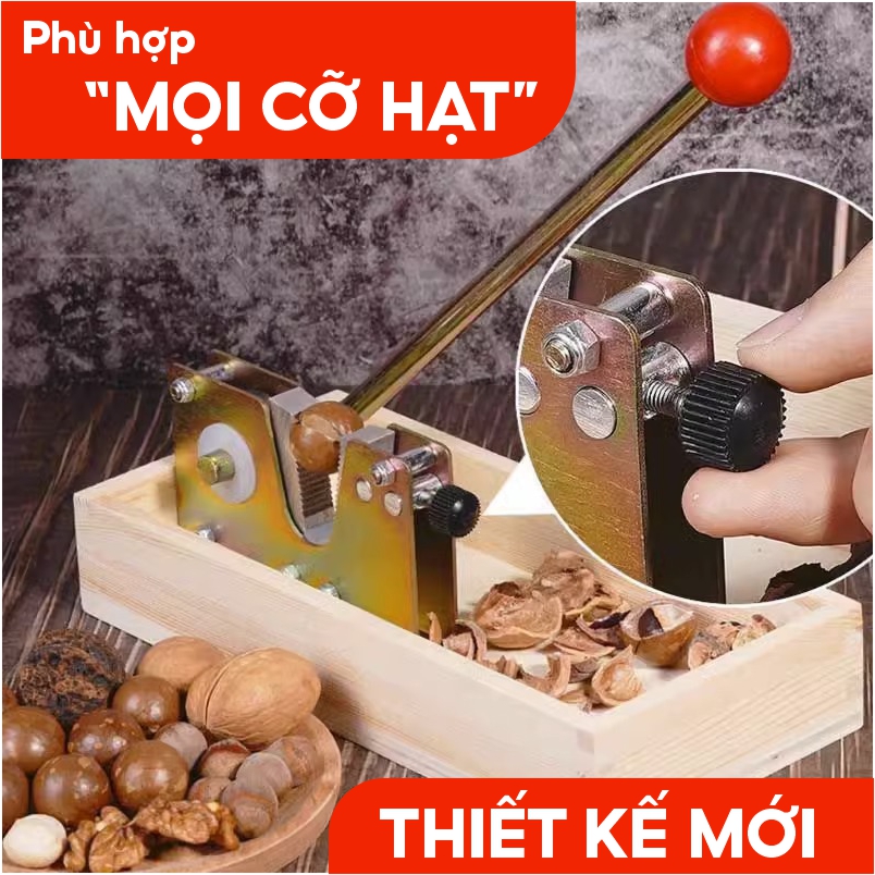 Dụng cụ tách hạt macca cầm tay, đơn giản, tiện dụng, phù hợp sử dụng gia đình