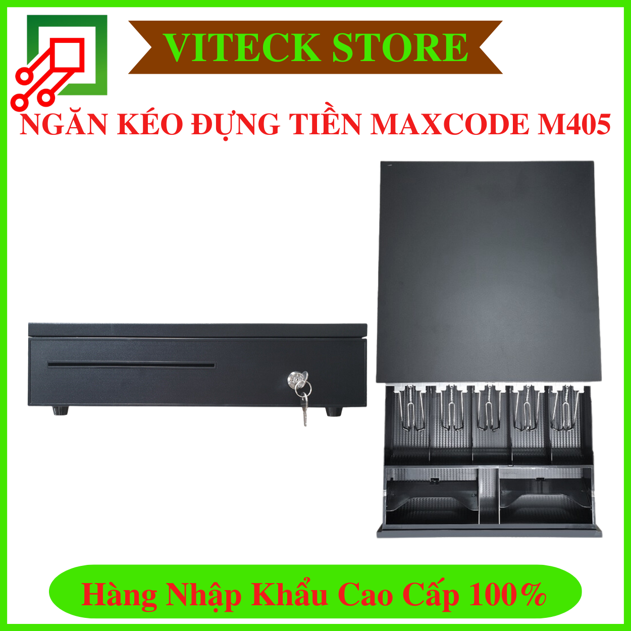 Ngăn kéo đựng tiền Maxcode M405 - Két thu ngân cho cửa hàng,siêu thị...