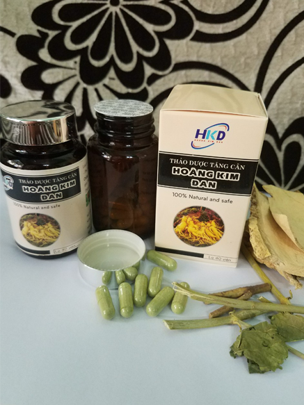 Sản phẩm tăng cân hoàng kim đan - tăng cân thảo dược tự nhiên