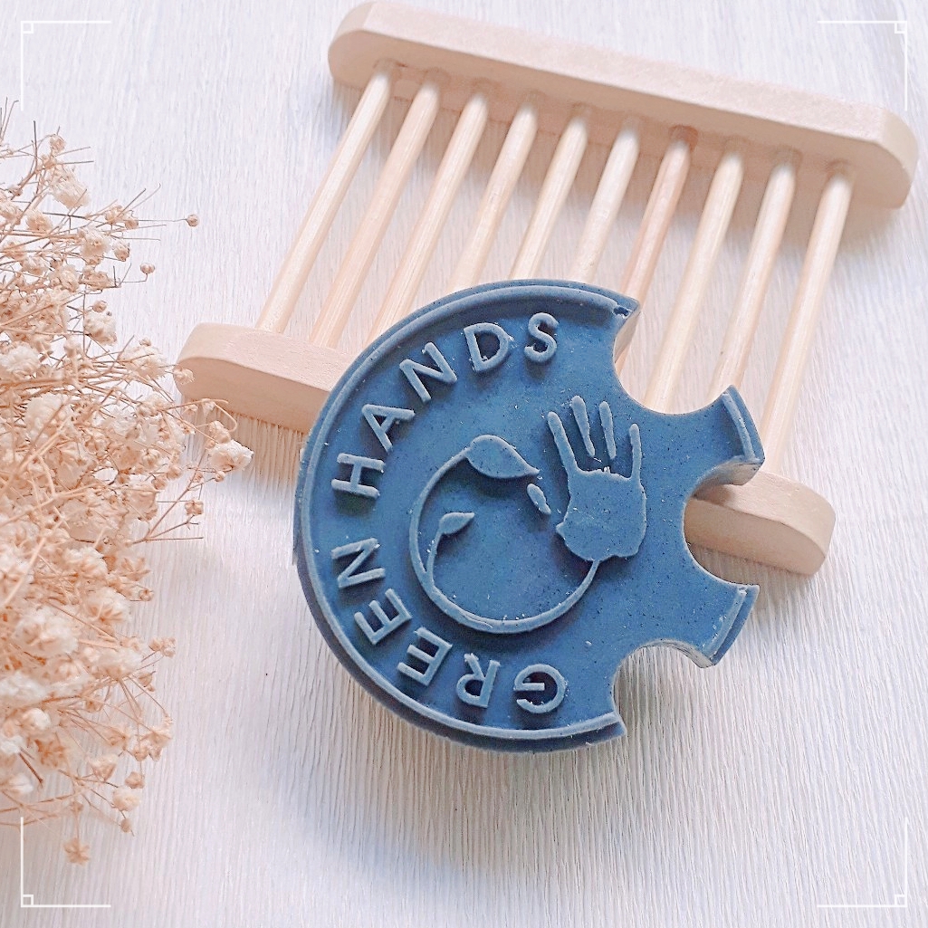 Xà phòng handmade finger soap than hoạt tính làm sạch sâu, giảm viêm nang lông, chống trơn - finger soap charcoal ecolife korea