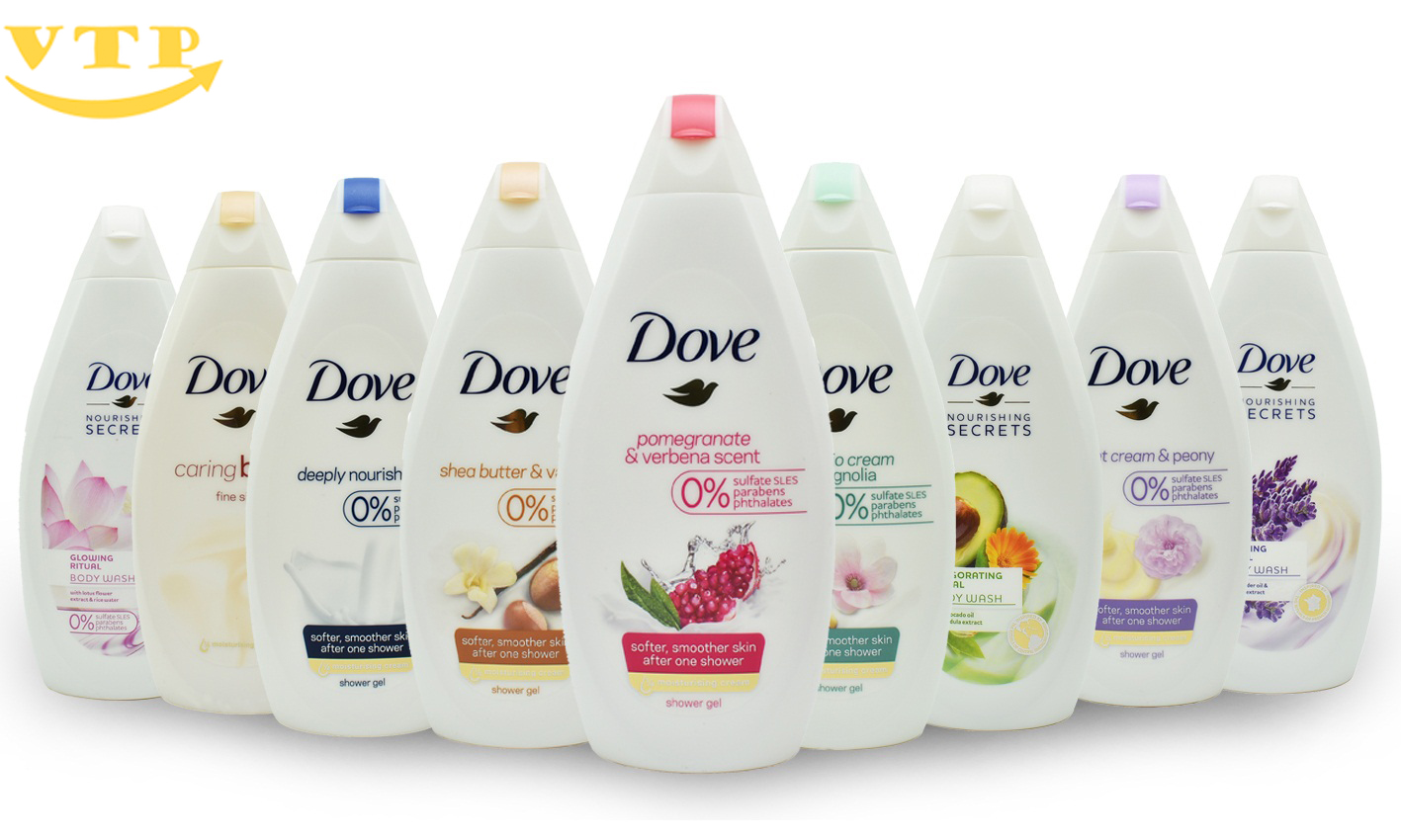 Combo 2 Chai Sữa Tắm Dove 500ml Nhập Khẩu Châu Âu