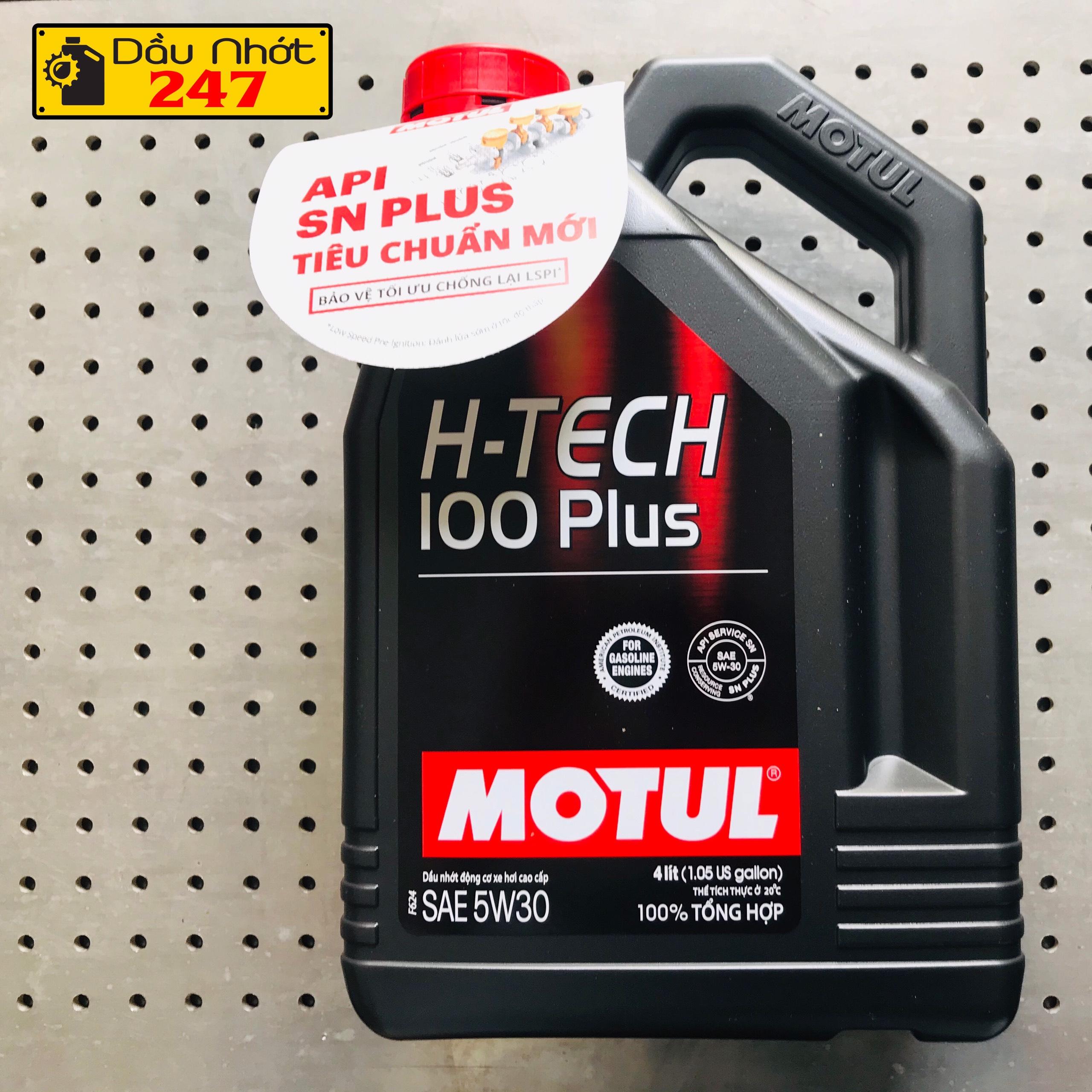 Dầu nhớt Oto Motul Htech 100 Plus 4L