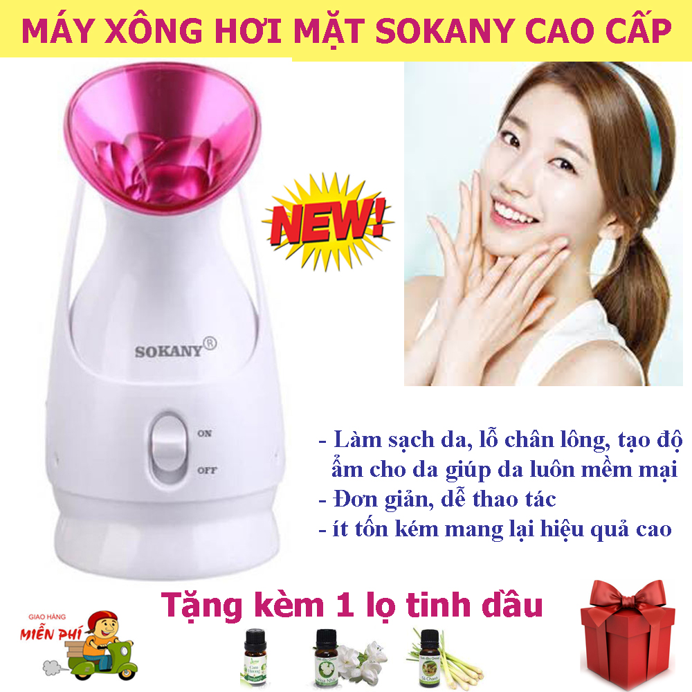 Máy Xông Hơi  Mặt , Máy Xông Hơi Mặt Mini , Máy Xông Mặt Phun Sương  Sokany. Cho làn da mềm mại, trắng sạch, sáng bóng không tì vết - an toàn tuyệt đối. Giá cực sốc, hãy mua ngay!