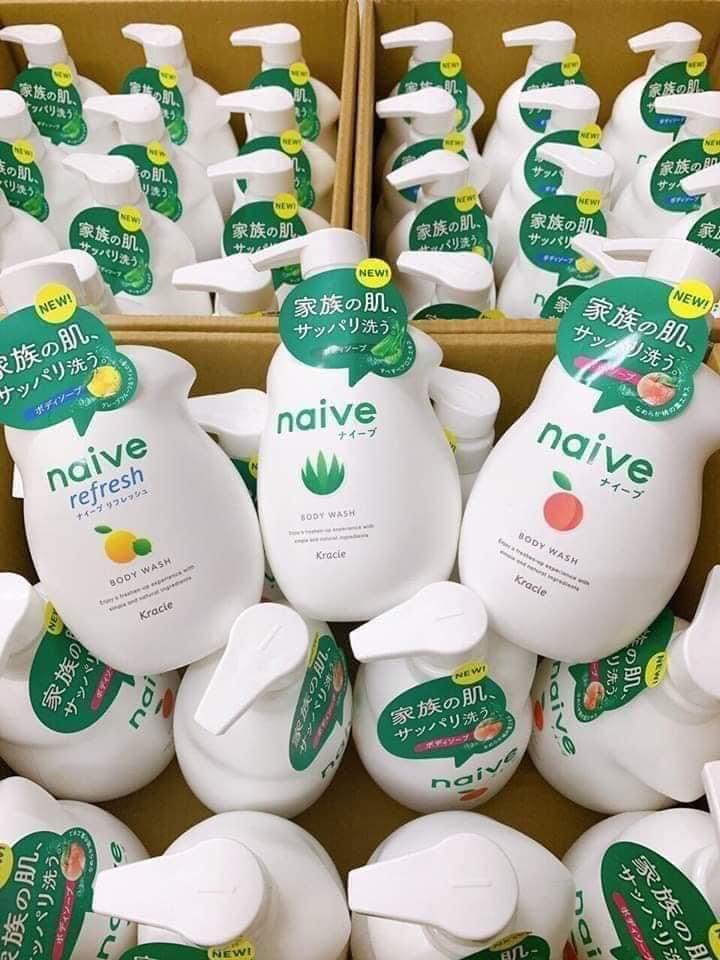 Sữa tắm naive body wash 530ml