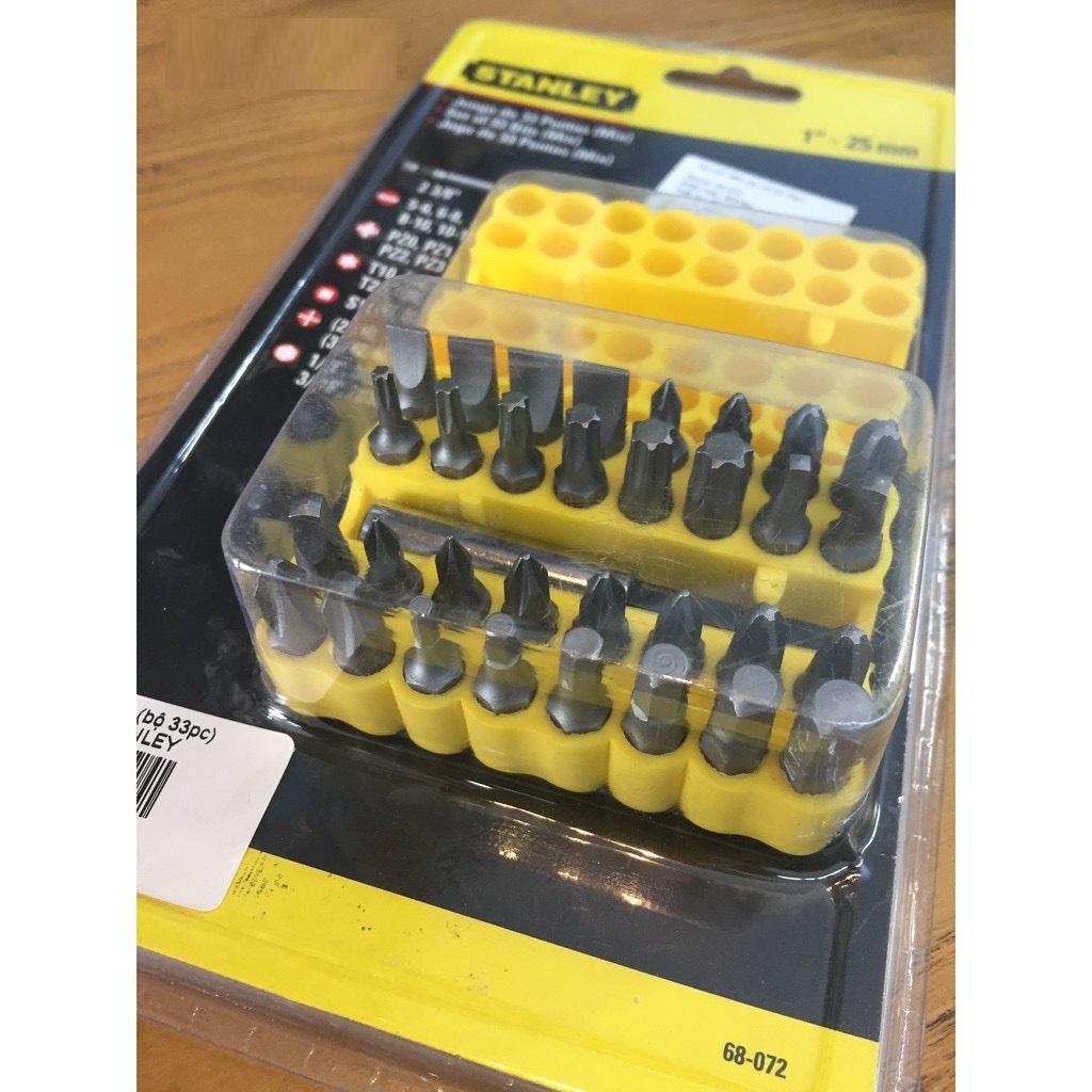 Bộ đầu vít 33 chi tiết stanley 68-072