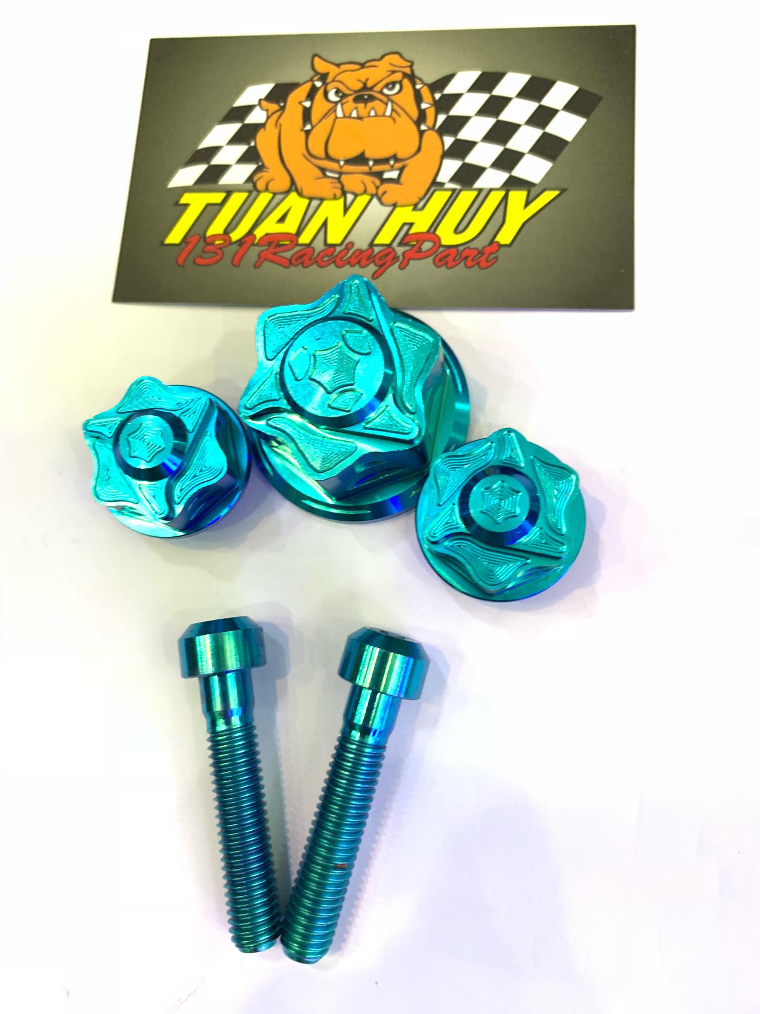 [HCM]5 Con Ốc Chảng ba Titan Gr5 cho Raider Fi  Satria Fi