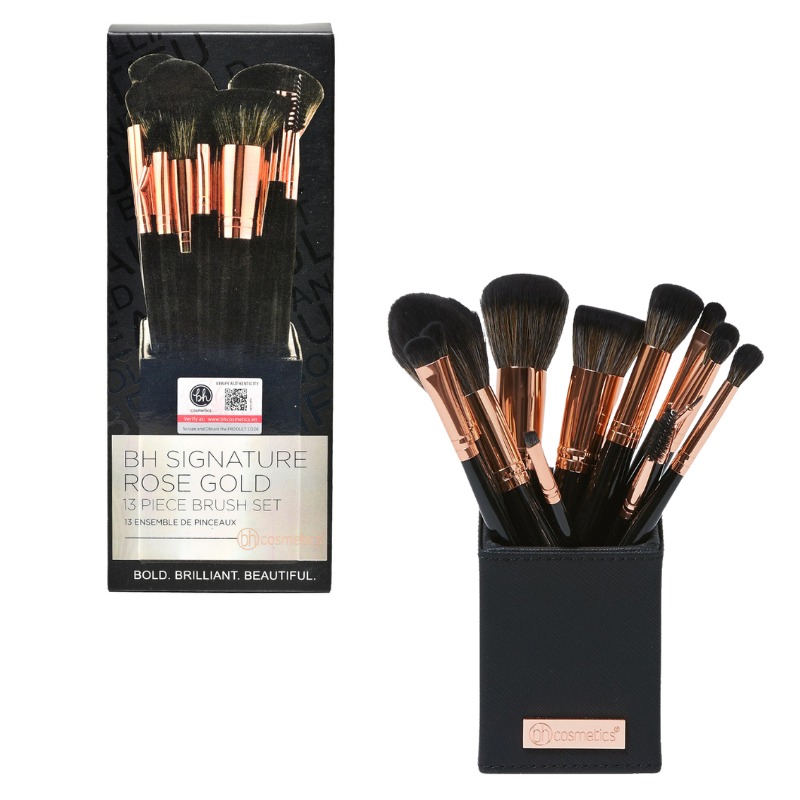 Bộ Cọ Trang Điểm Bh Cosmetics Signature Rose Gold 13 Cây