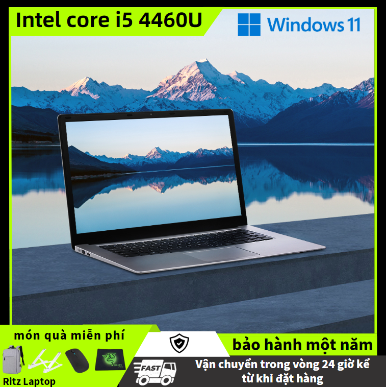 Máy tính xách tay chơi game Lenovo Intel Core i5 4460U RAM8GB+SSD128GB 14 inch Windows 11 Bảo hành 2 năm