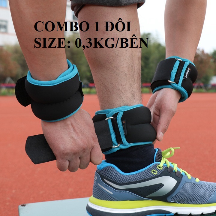 Tạ gym, tạ thể thao, tạ chân tay nam nữ 0.6kg/ đôi