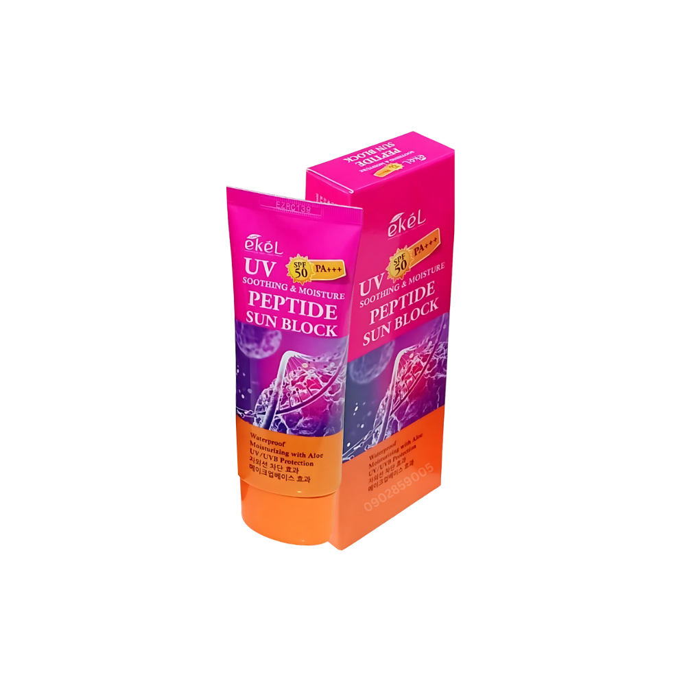 Kem chống nắng ekel uv peptide sun block spf50 pa +++