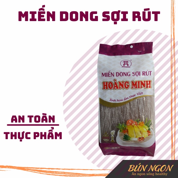 Miến dong sợi rút hoàng minh túi 500g - bún ngon