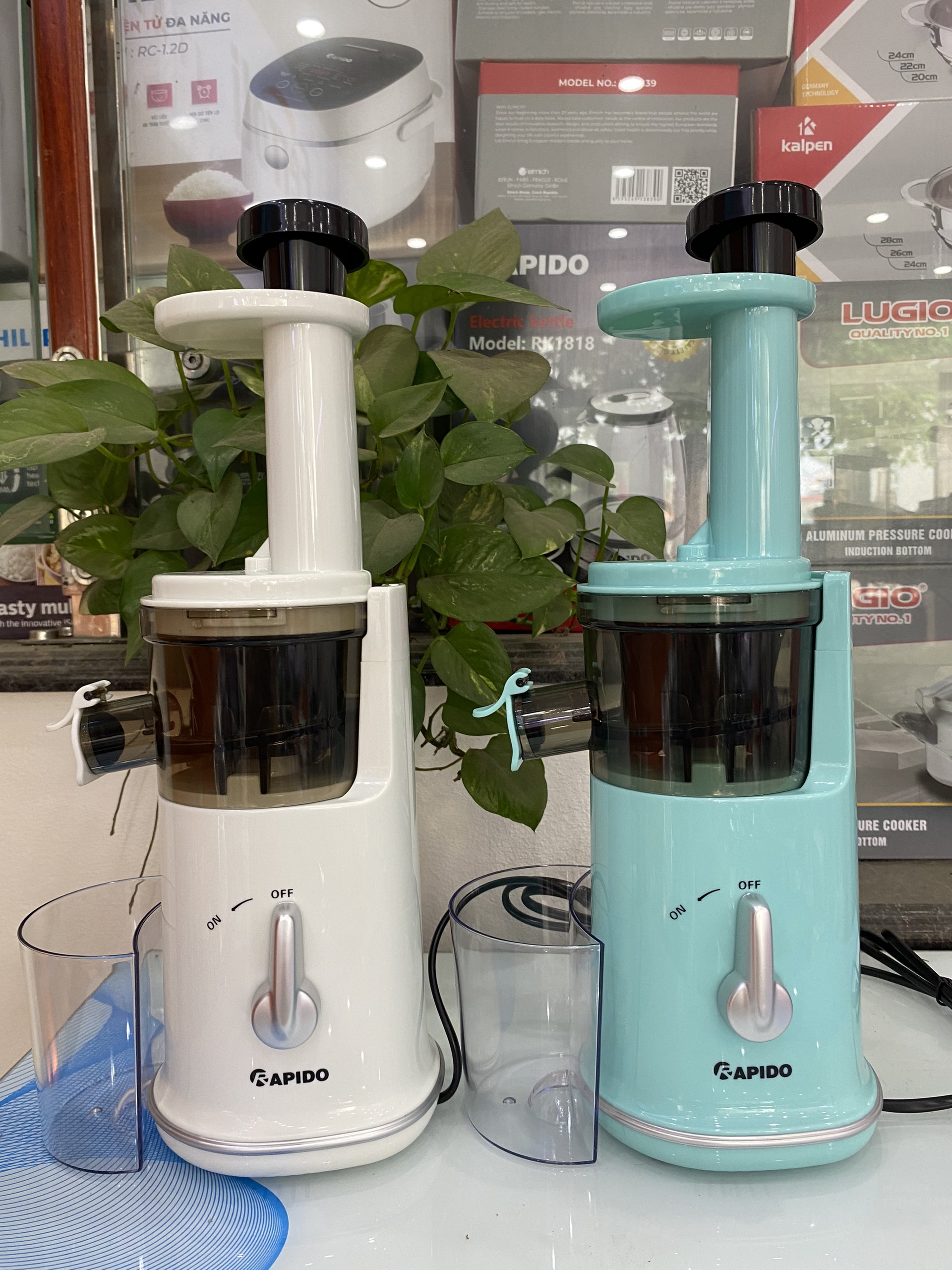 Máy ép chậm mini rapido rsj-120