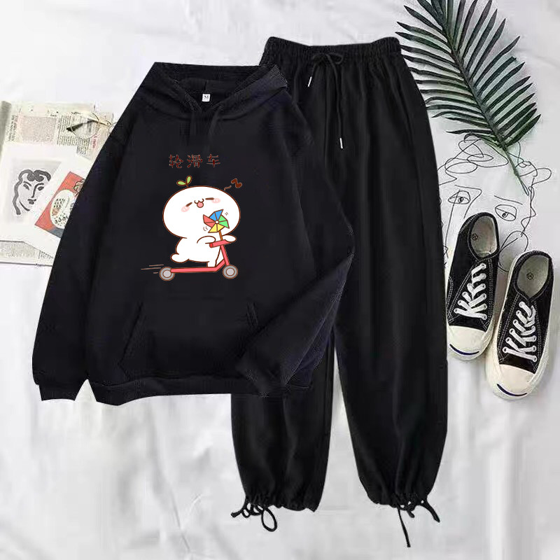 Set áo mũ kèm quần rút dây