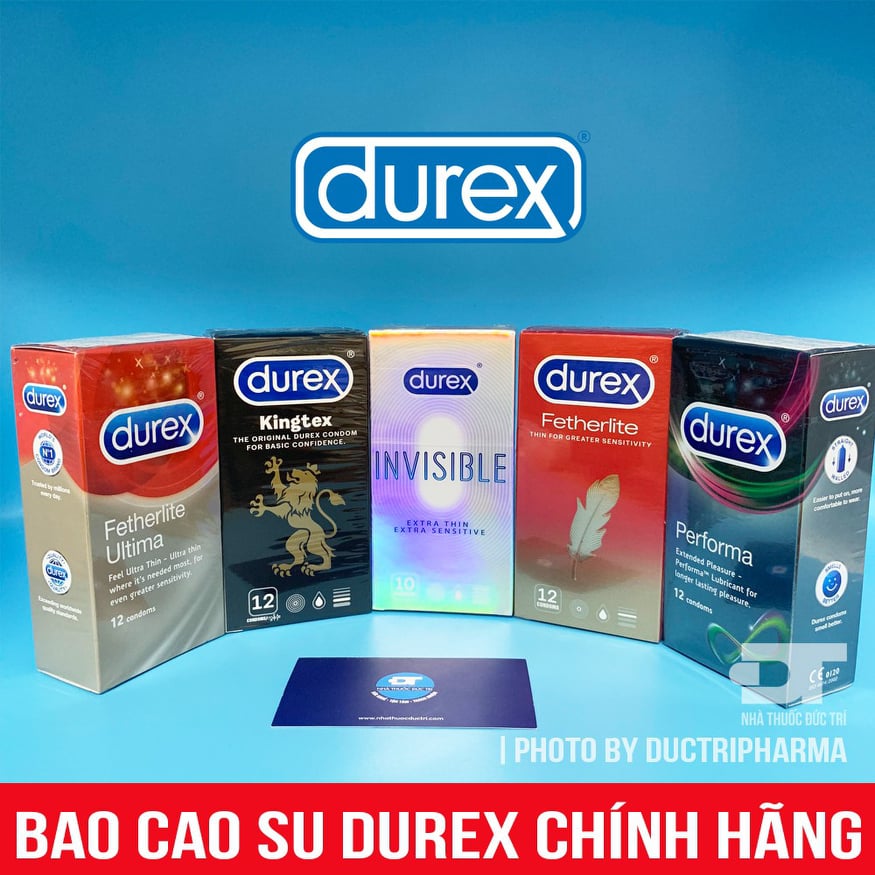 BỘ 5 HỘP BCS DUREX 58 BCS