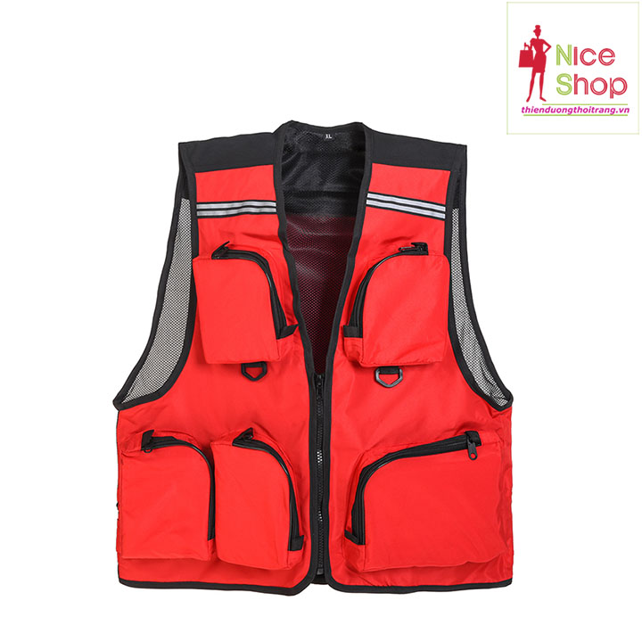 Áo gile câu cá cho nam nhiều túi - OT0562