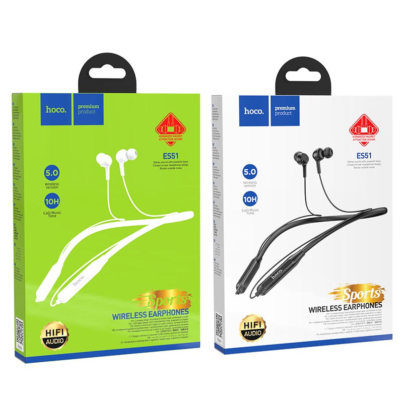 Tai nghe bluetooth không dây hoco ES51 kiểu dáng thể thao
