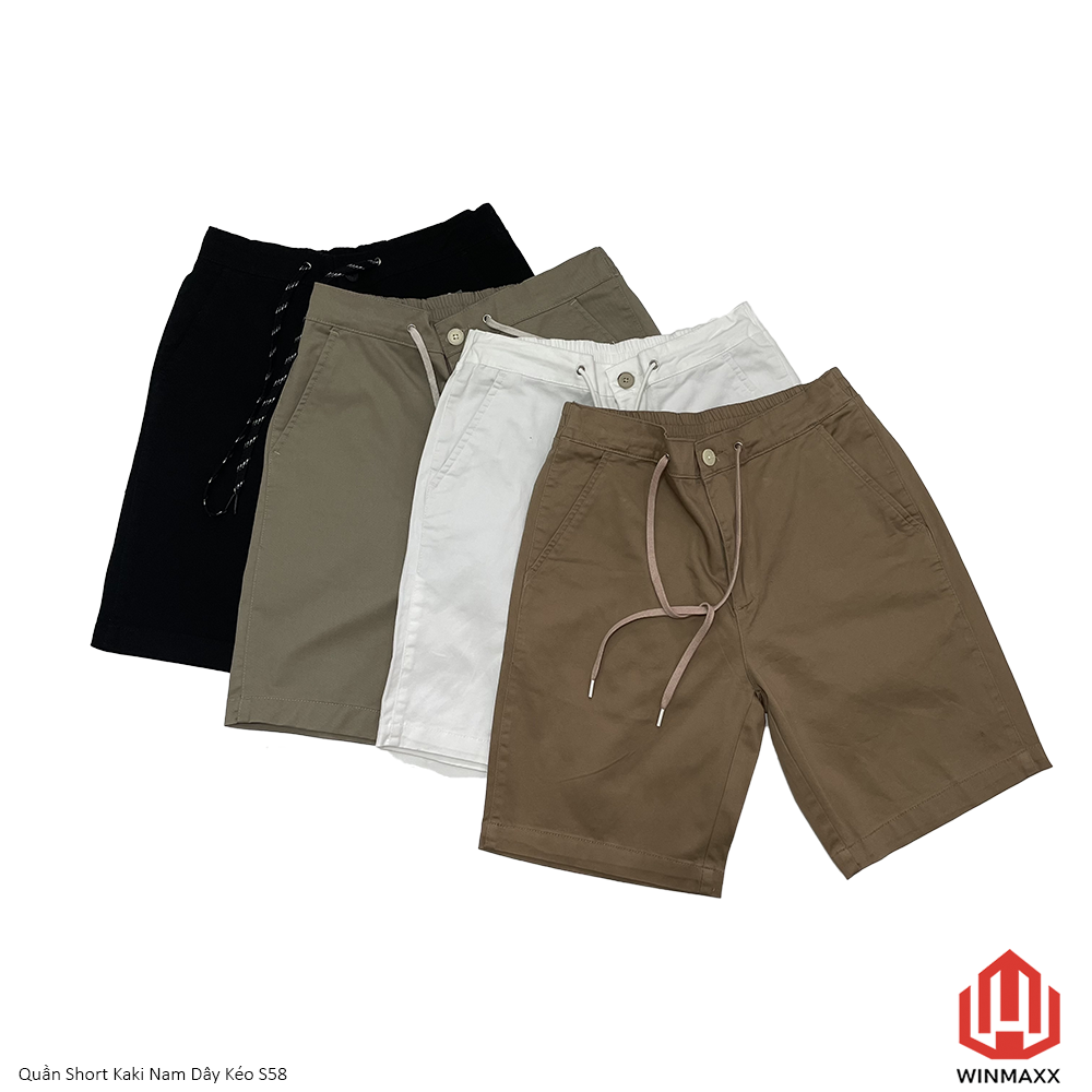Quần short kaki nam dây keo s58 - winmaxx