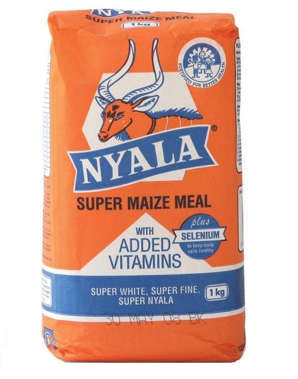 Bột bắp hỗn hợp thêm vitamins Nyala Super Maize Meal 1kg