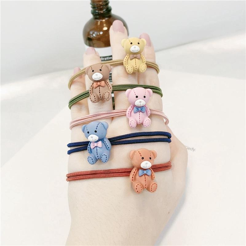 Thun Cột tóc chú gấu Teddy - Chun cột tóc phong cách Hàn - 01pcs