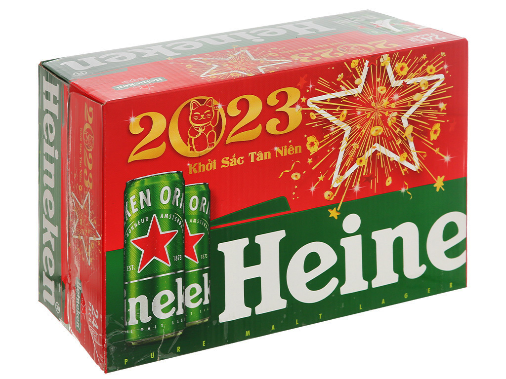 Thùng 24 Lon Bia Heineken Lon 330ml