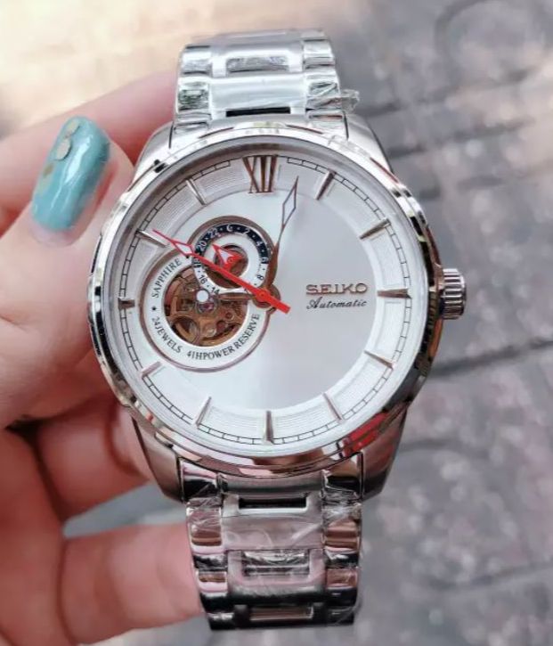 { ĐỒNG HỒ BẢO TÍN SHOP SỊN } Đồng Hồ Cơ Seiko Nam Automatic - Bào Hành 12 Tháng { bán buôn patek seiko orient}