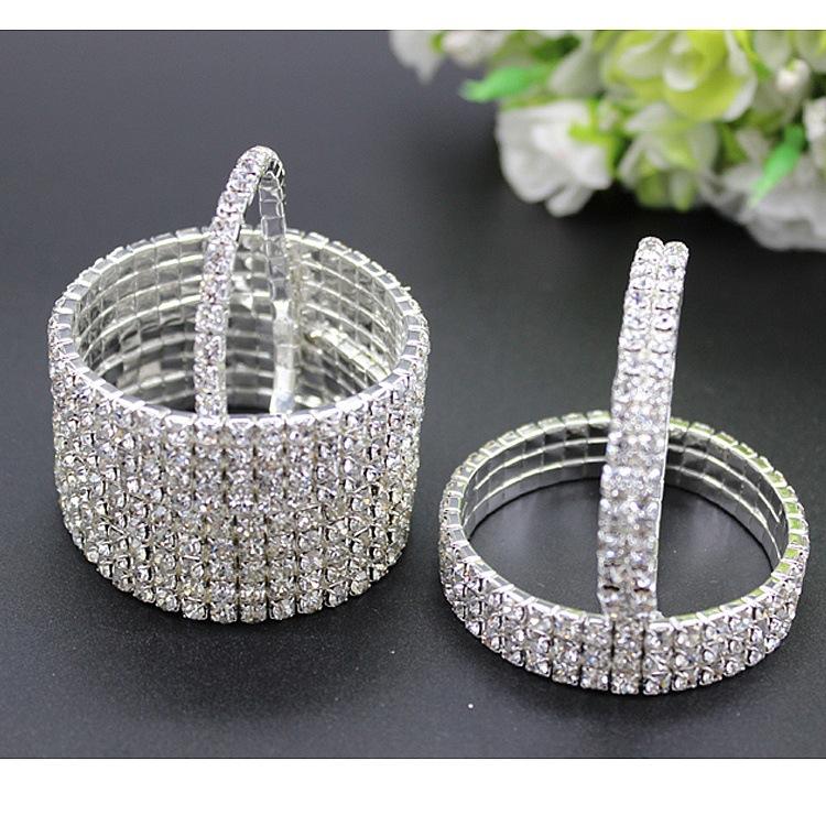 Lắc Tay Nữ Đính Đá Lấp Lánh 5 Vòng ATL013