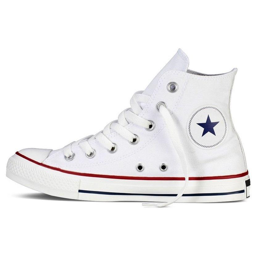 [HCM]Giày Vải Sneaker Thể Thao CV Cổ Cao Trắng Nữ