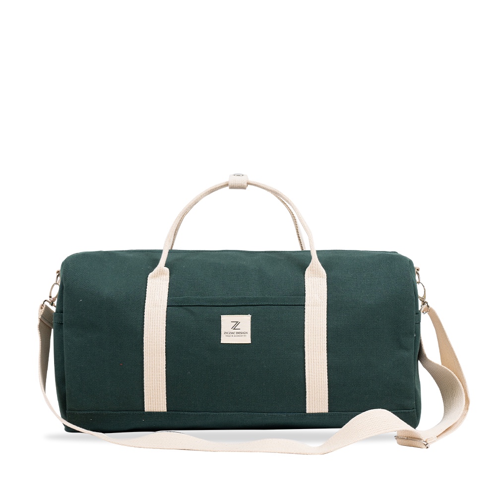 Túi du lịch Duffle vải canvas Ziczac Design