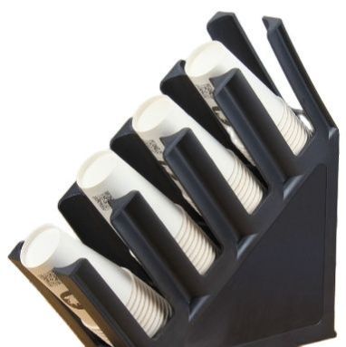 Kệ mica cao cấp 4 ngăn đựng cốc/ly trà sữa, cà phê, sinh tố