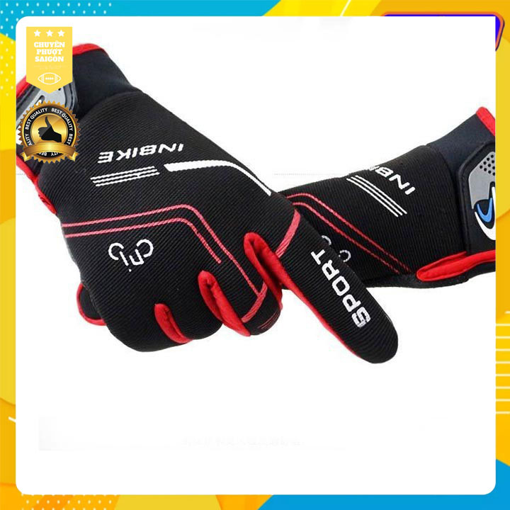 [HCM]GĂNG TAY THỂ THAO THỜI TRANG INBIKE DÀI NGÓN CẢM ỨNG