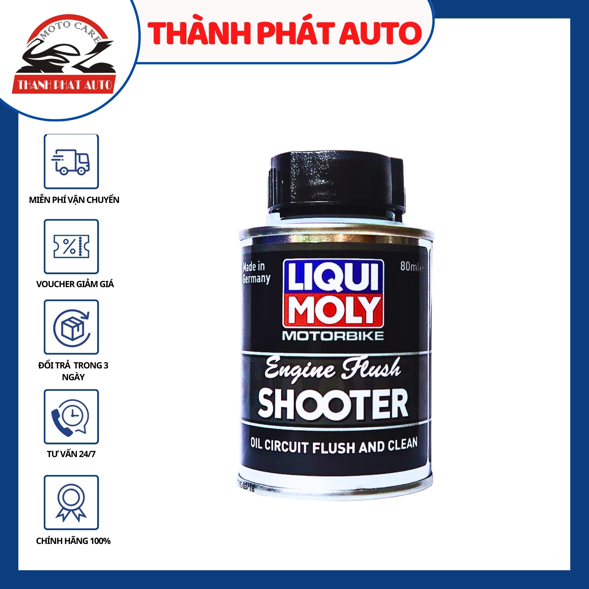 [HCM]SÚC RỬA ĐỘNG CƠ LIQUI MOLY ENGINE FLUSH SHOOTER 80 ML