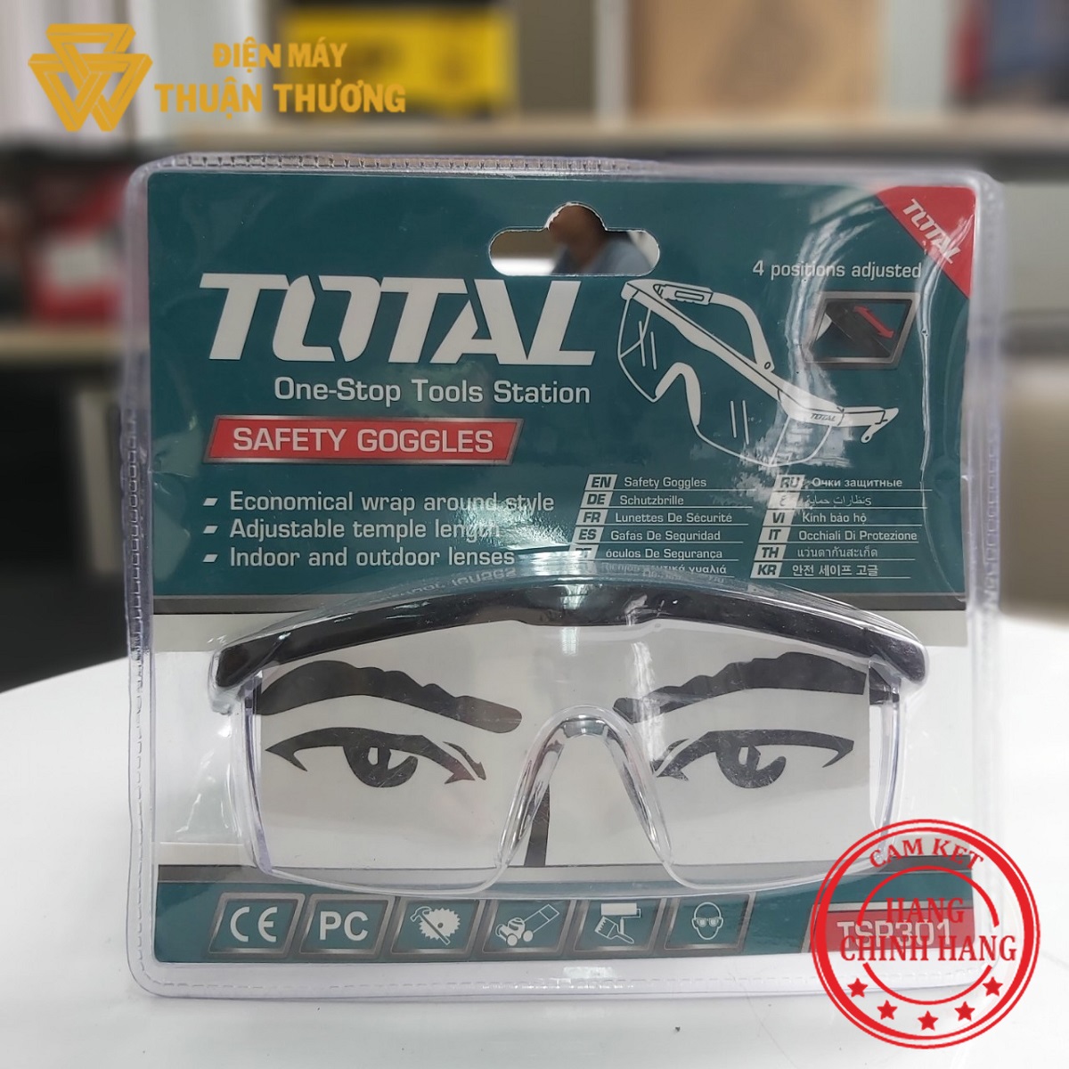 Mắt kính bảo hộ total tsp301