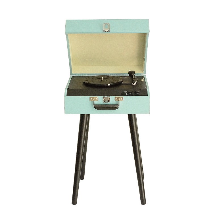Đầu mâm than đa năng có chân đứng kiểu dáng vintage chất âm đĩa than LP vinyl Mộc mạc không cần amply có sẵn loa tự Hành tặng kèm đĩa than và bảo hành 12 Tháng