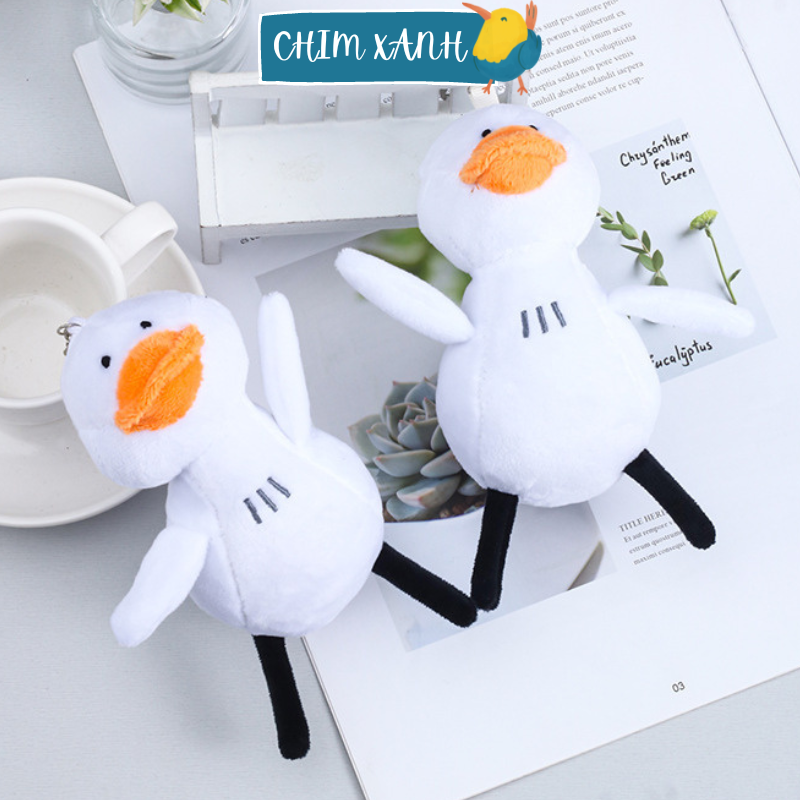Móc khóa thú bông móc khóa vịt Copula ngộ nghĩnh dễ thương dùng treo balo túi xách treo móc khóa PKCX07