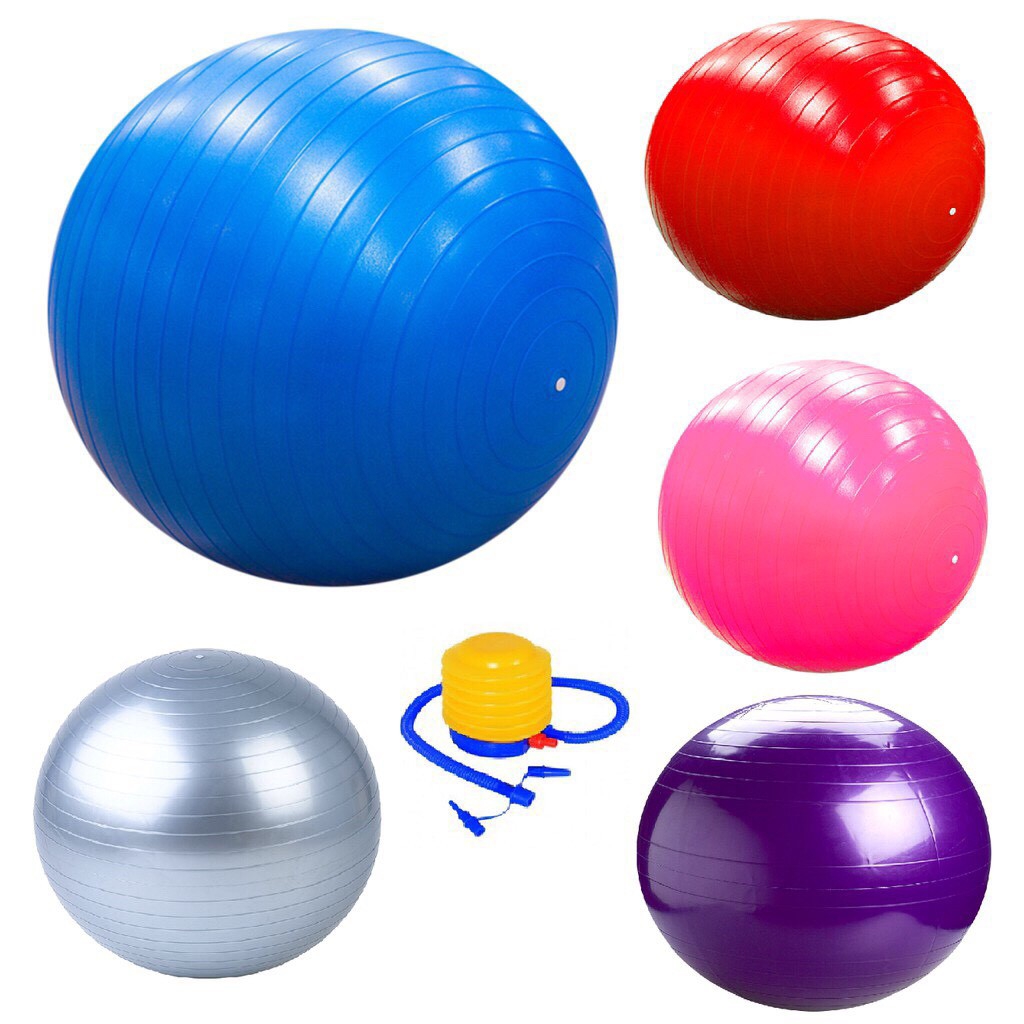 Bóng tập yoga nym cao cấp 65cm – tặng kèm bơm