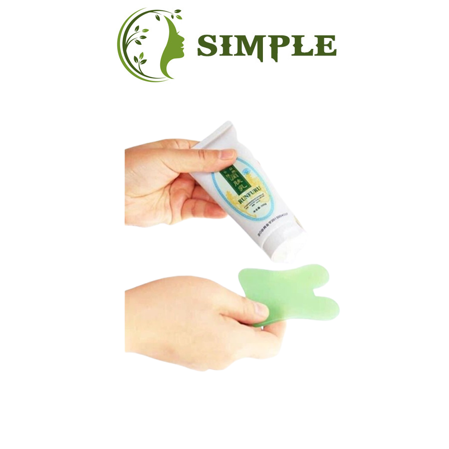 Combo - ngọc cạo gió và kem cạo gió đả thông kinh lạc Trong Đông Y Spa TMV