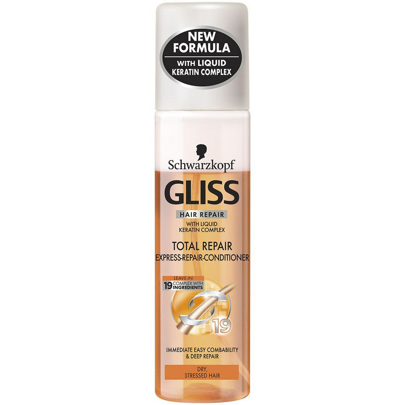 Dầu xả khô gliss kur total repair dành cho tóc hư tổn 200 ml