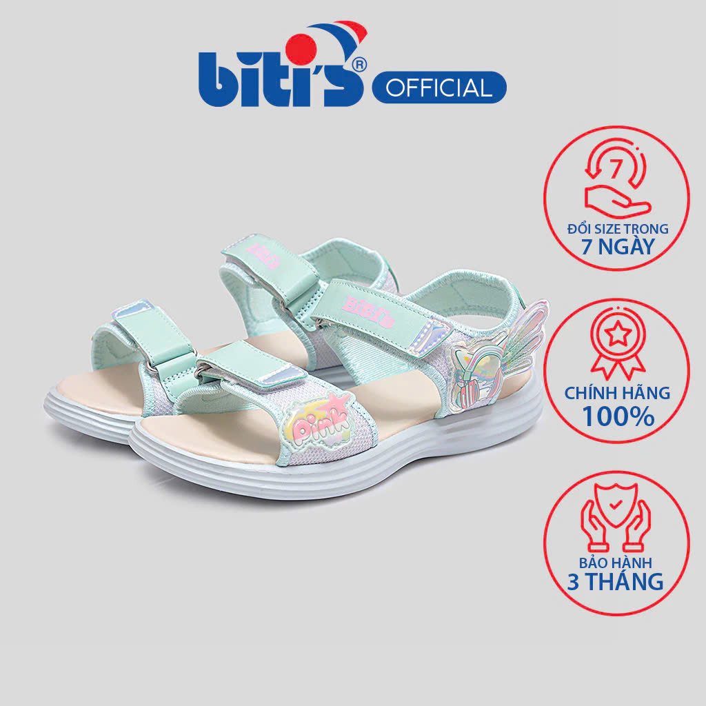 Sandal Bé Gái Biti's Rockstar BEG003700XNG Xanh ngọc