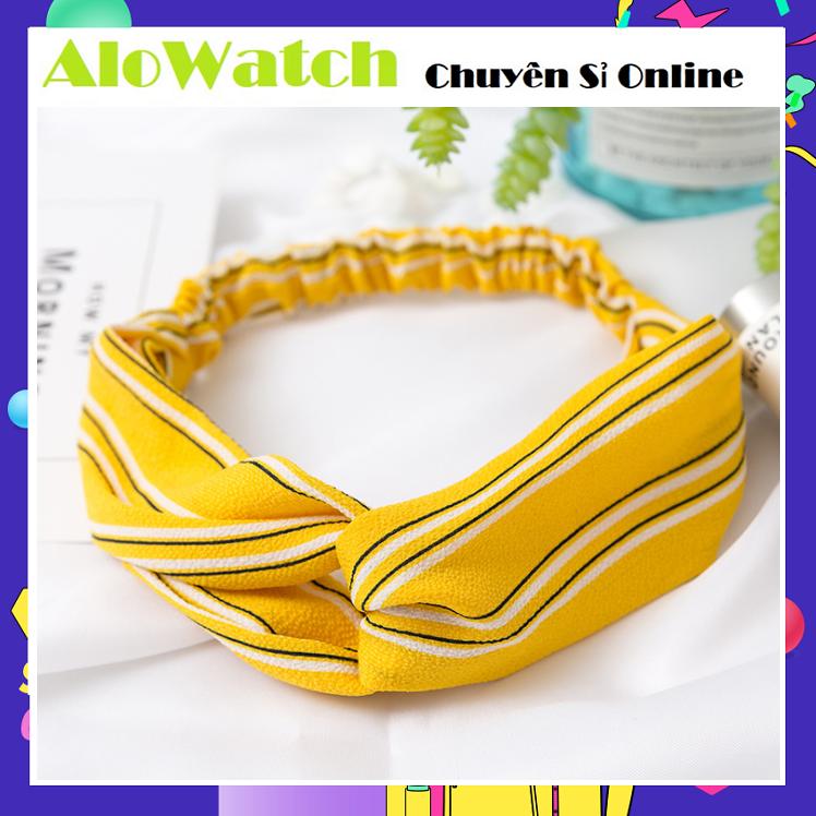 (Giá sỉ) Băng đô vải mềm năng động thời trang ALOWATCH vải nhung cao cấp giúp nàng trở nên xinh hơn đáng yêu