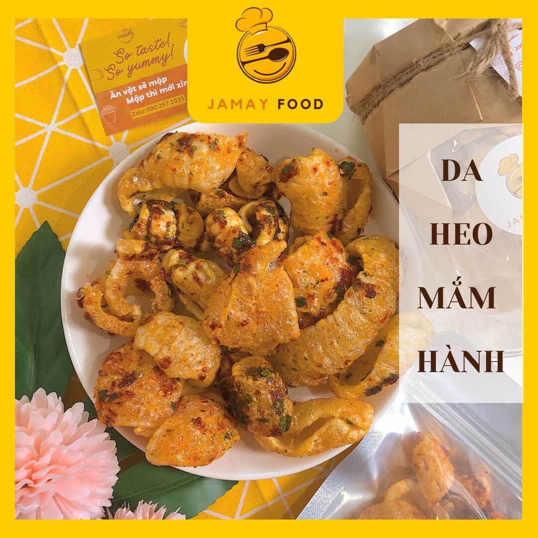 Da Heo Mắm Hành Giòn Ngon Đậm Vị Đặc Biệt |  Ăn Vặt Jamay Food