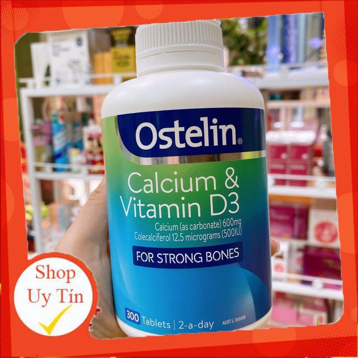 [ Hàng Chuẩn Auth) Canxi bầu Ostelin Calcium & Vitamin D3, Úc (130 viên) bổ sung Canxi, D3 cho bà bầu, mẹ cho con bú