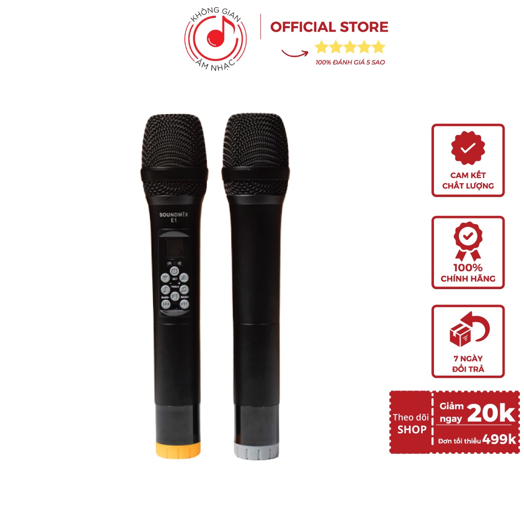 Micro Bluetooth SoundMix E1 - Chính Hãng SoundMix