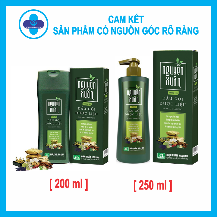 Dầu Gội Dược Liệu Nguyên Xuân Xanh