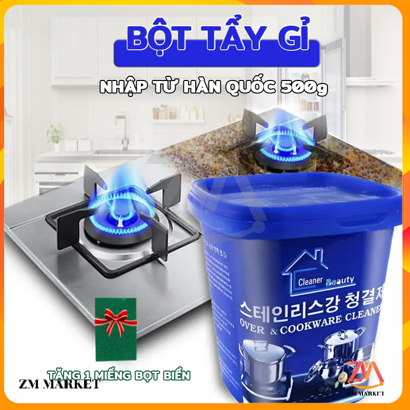 Bột tẩy rửa đa năng, Làm mới các loại xoong nồi, Vệ sinh nhà bếp nhà tắm siêu sạch tẩy bay gỉ sét