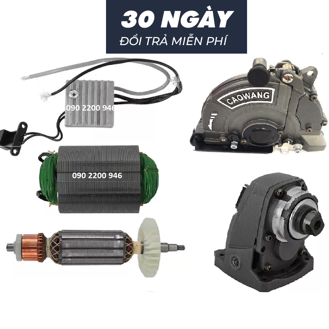 phụ kiện máy caowang cw1336 ,1332 1565 1251 roto đầu nhôm có răng ốp bảo vệ 1336 khởi động mềm