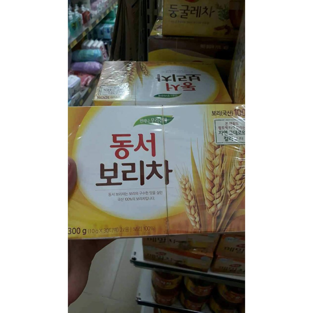 Hộp trà lúa mạch hàn quốc 300g