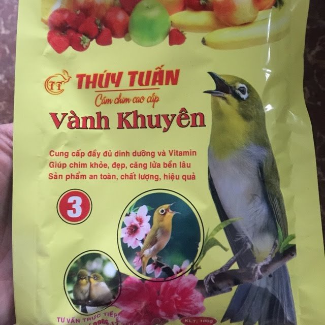 combo 3 gói cám khuyên thúy tuấn số 3 gói 100g