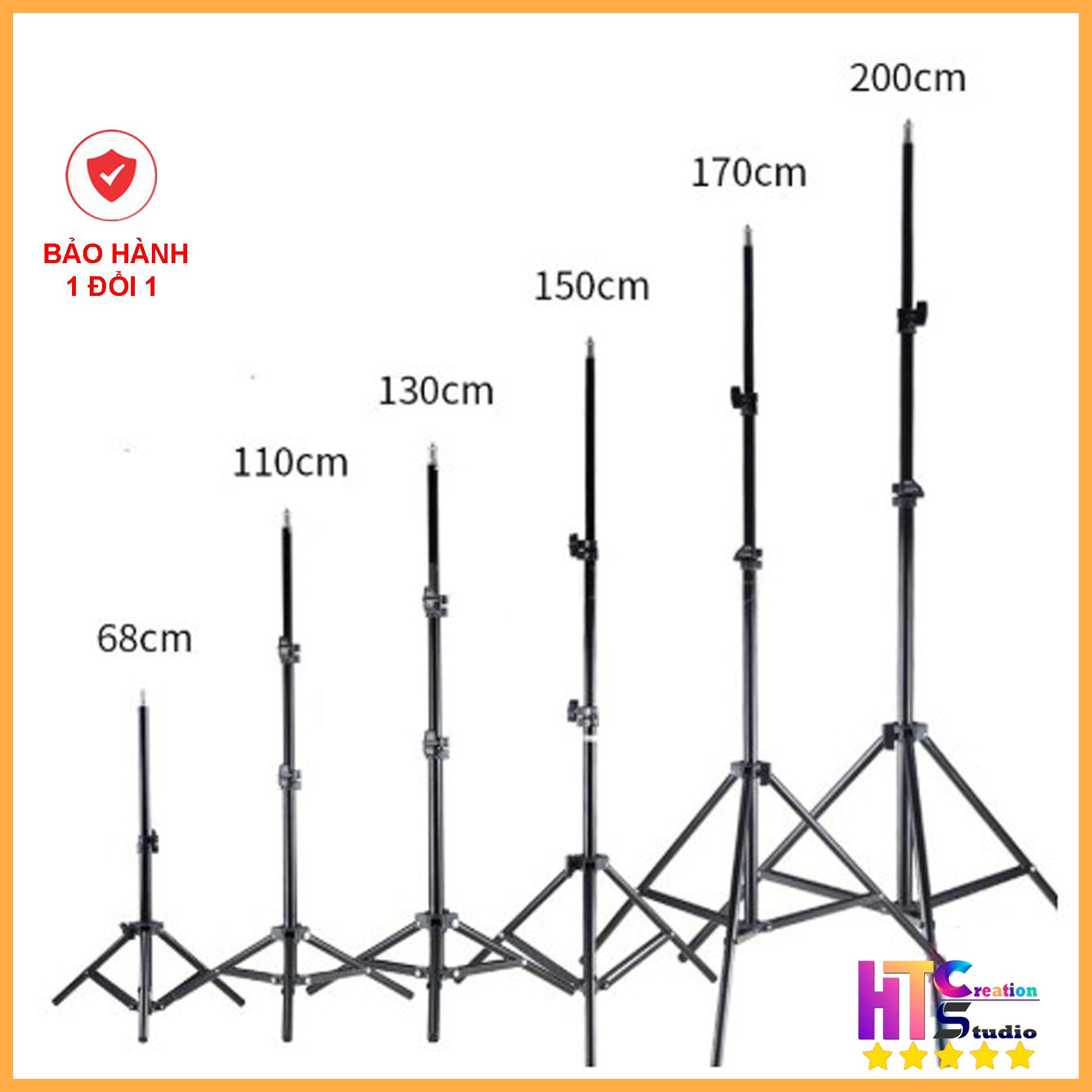Chân Đèn Studio, Chân Đèn Flash Cho Chụp Ảnh, Quay Phim, Chân Đèn Livestream. Tặng kèm 1 kẹp điện thoại 55-85mm