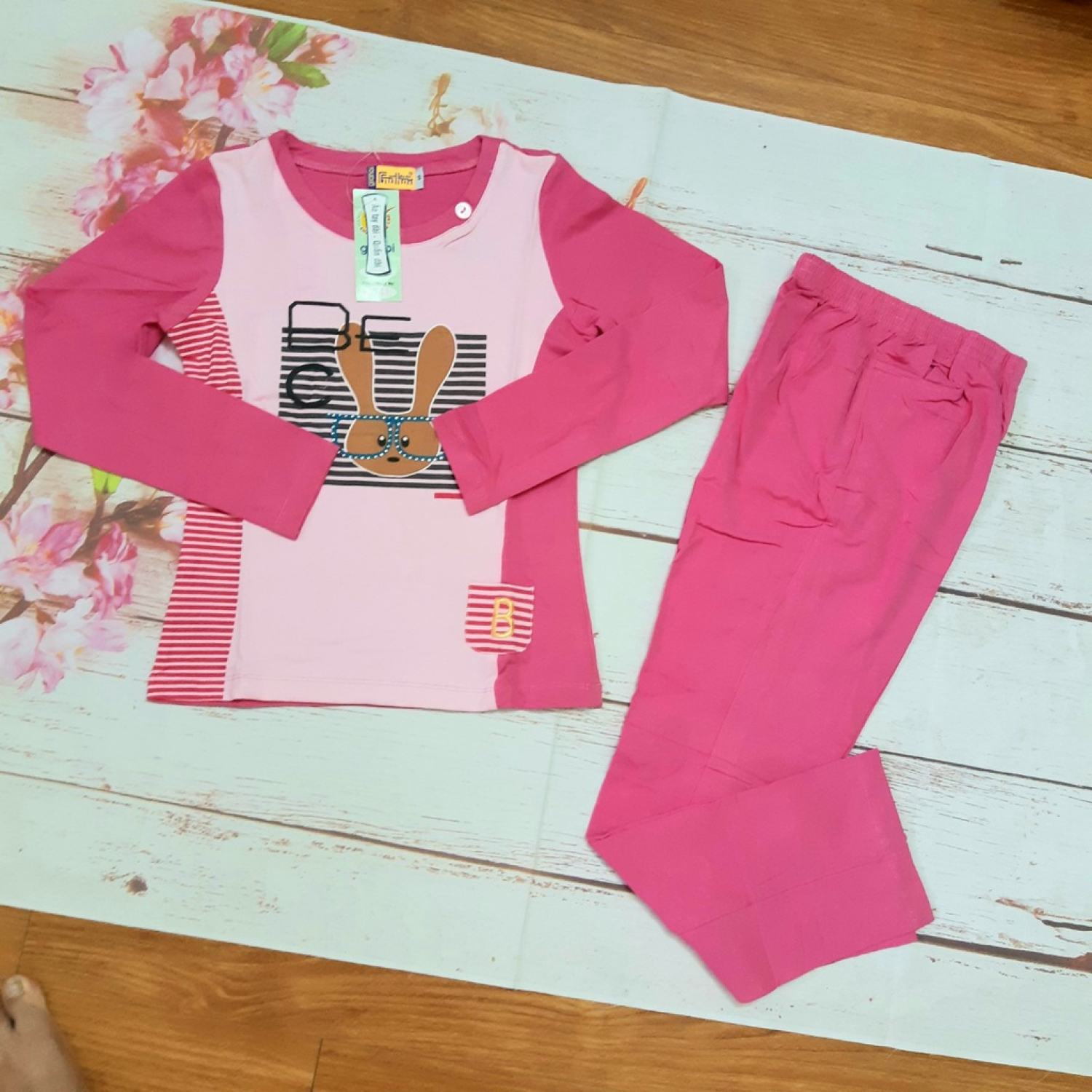 Thanh lý bộ đồ nữ, bộ thu đông Gia Hồi chất liệu cotton Size S mẫu Ngẫu Nhien